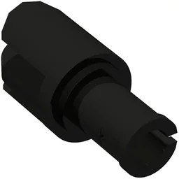 Arm Piece with Pin, 3 Fingers / Black