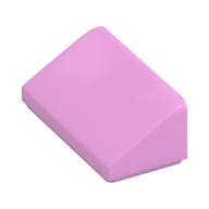 Lego Brick Sloped 30° 1 x 2 x 2/3 / Bright Pink