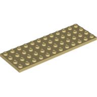 Lego Plate 4 x 12 / Tan