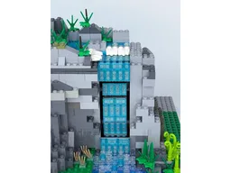 Working Waterfall Using Technic Tread 3873/15379