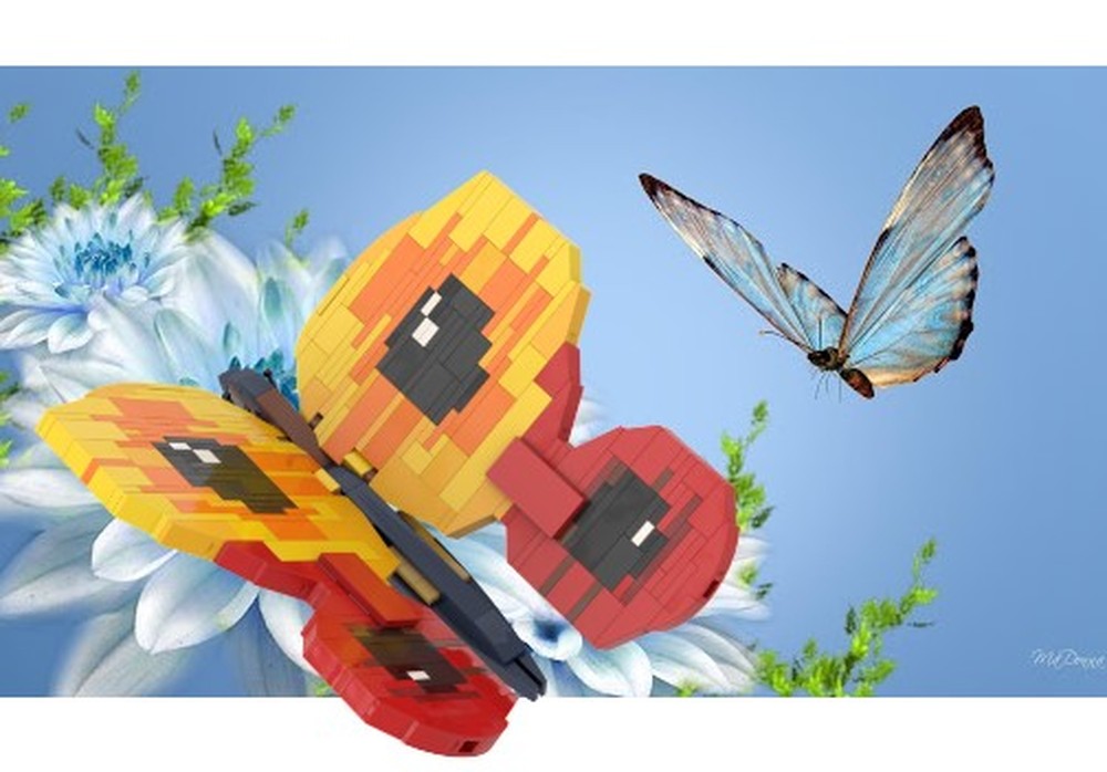 Lego Butterfly (Wall Decoration)
