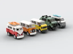 Mini VW camper vans - T1, T2, T3, T3 Syncro and T6