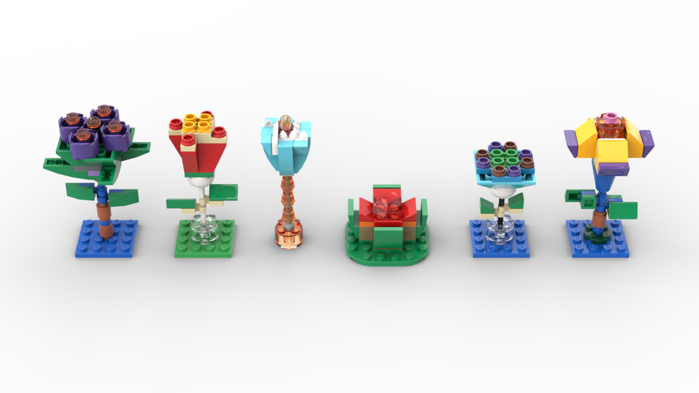 Lego 10698 + 31058 Flowers