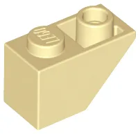 Brick Sloped Inverted 45° 2 x 1 / Tan
