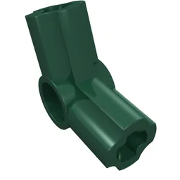 Technic Axle and Pin Connector Angled #5 - 112.5° / Dark Green