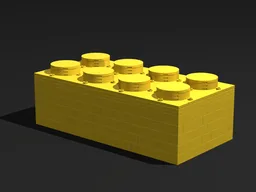 2x4 Brick 1:6 Scale