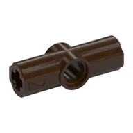 Technic Axle and Pin Connector Angled #2 - 180° / Dark Brown