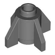 Brick Round 1 x 1 with Fins, Open Stud