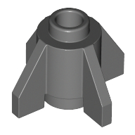 Lego Brick Round 1 x 1 with Fins, Open Stud