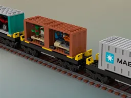 Flatbed Car + Cargo (24L)