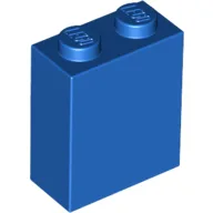 Brick 1 x 2 x 2 with Inside Stud Holder / Blue