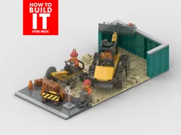 Modular Construction Site Display for set 60450 + 952502