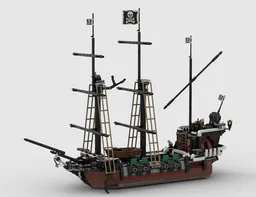 MOC Remake Skull Eye Schooner v 2.0