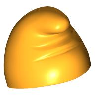 Lego Hat Gnome - Pointing Forwards / Bright Light Orange