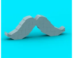 Gray Mustache