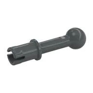 Technic Pin with Friction, Bar 2L and Towball / Dark Bluish Gray