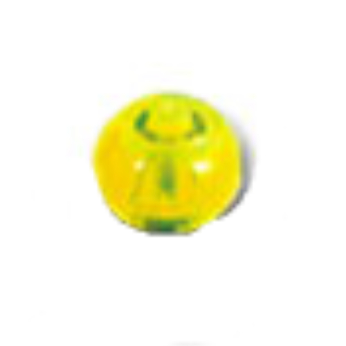 Lego Pen Bead, Round Orb / Trans-Neon Green