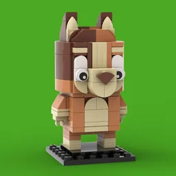 Chilli From Bluey Brickheadz