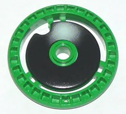 Technic Disc 5 x 5 Notched, No Pin with Pit Droid Nose Print