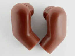 Arm, (Matching Left and Right) Pair / Reddish Brown