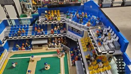 Modular Baseball Stadium - Minifigure Scale