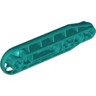 Technic Beam 1 x 7 with Fan / Dark Turquoise