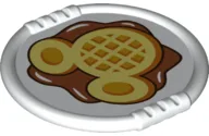 Duplo Disk with Mickey Mouse Shaped Waffle Print