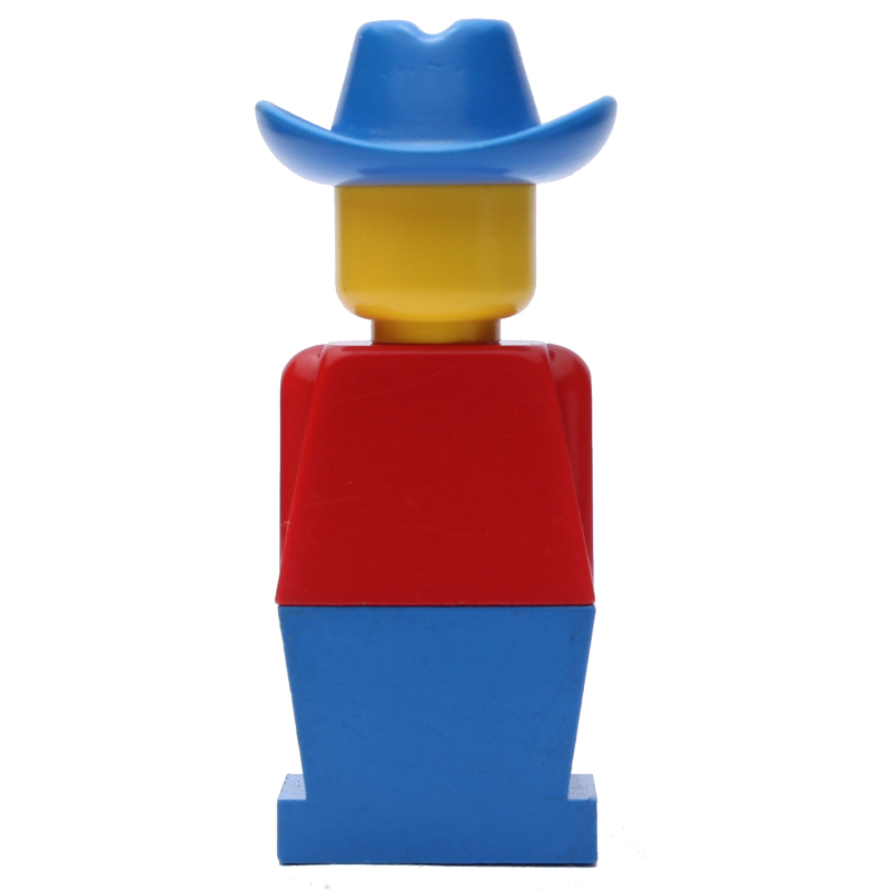 Lego LEGOLAND Red Torso, Blue Legs, Blue Cowboy Hat
