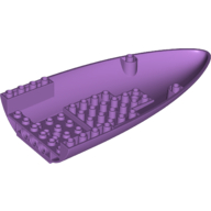Lego Aircraft Fuselage Curved Forward 8 x 16 Bottom / Medium Lavender