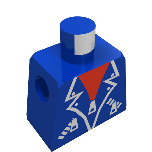 Lego Torso Leather Jacket Print