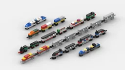 Teeny Trains, Volume II: 4547 + 4558, 6990, 6991, 10173, 10133 + 10170, 10020 + 10022 + 10025