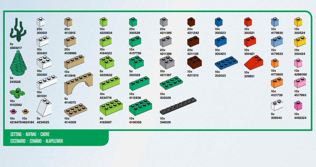 Lego StoryStarter Settings Replacement Pack