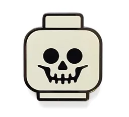 Skeleton Head Snap Button