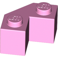 Lego Brick Wedged 2 x 2 Facet / Bright Pink