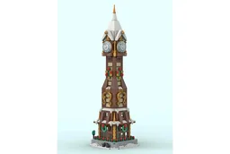 Christmas Village Clock Tower