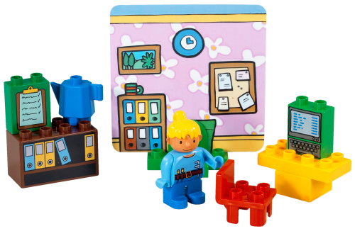 Lego Wendy in the Office
