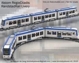 RandstadRail Alstom RegioCitadis (Toy, City Scale)