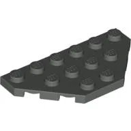 Wedge Plate 3 x 6 Cut Corners / Dark Gray