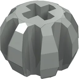 Technic Ball with 8 Grooves / Light Gray