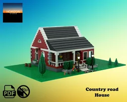Country road - House