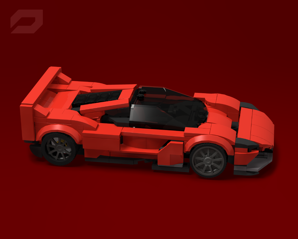 Lego Ferrari F88 CS - Red