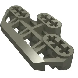 Technic Axle Connector Block 3 x 6 with 6 Axleholes / Dark Gray