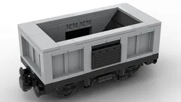 Petit Wagon à charbon - Small Coal Wagon - MOC
