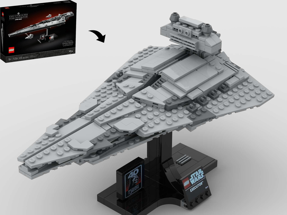 Lego Imperial Star-Destroyer ISD Midi-Scale - Alternate Build of 75356 Executor SSD
