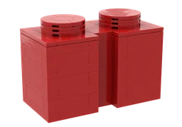 (Stackable) Upscaled 1x2 Brick with Channel/Groove