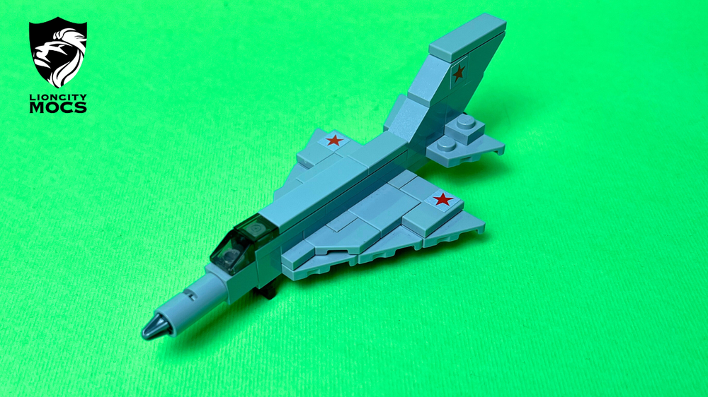 Lego MiG-21 Lego Tutorial (1:120)