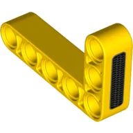 Technic Beam 3 x 5 L-Shape Thick with Grill Print