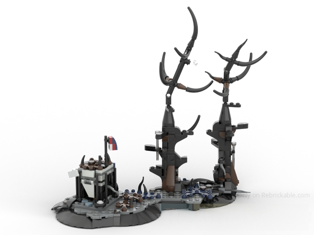 Lego The Upside down (from stranger things) - Will escaping the demogorgon