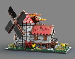 Tiny Windmill - Medieval Fantasy