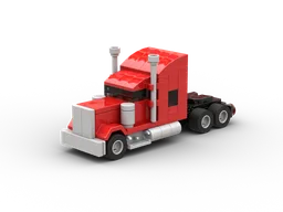 Red Long Haul Truck